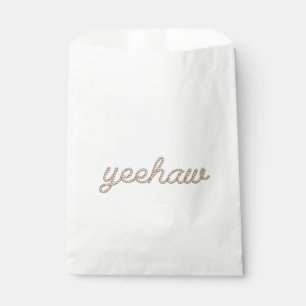 Yeehaw My First Rodeo Birthday Favor Bag