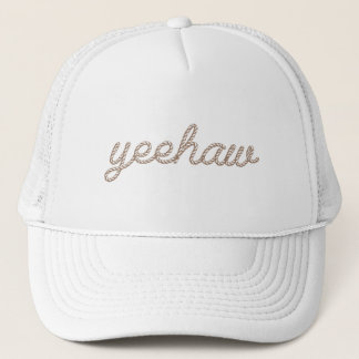 Yeehaw Rope My First Rodeo Birthday Party Trucker Hat