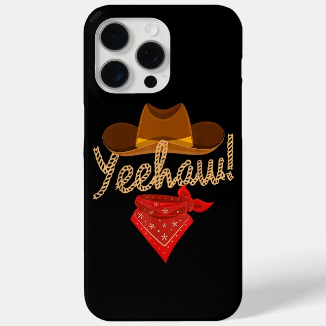 Yeehaw Western Country Howdy Southern Cowboy Yee H Case-Mate iPhone Case (Back)