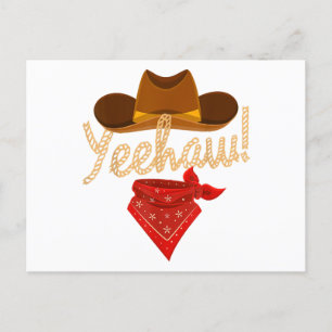 Yeehaw Western Country Howdy Southern Cowboy Yee H Postcard