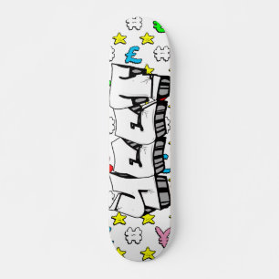 Yeet Graffiti Custom Personalised Skateboard