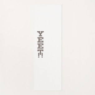 Yeet Logo Minimalist Light Yoga Mat
