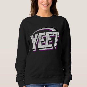 Yeet Meme Asexual Pride Flag Rainbow Millennial Ge Sweatshirt
