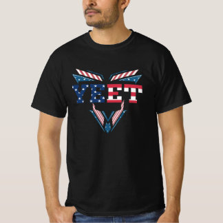yeet with US flag T-Shirt
