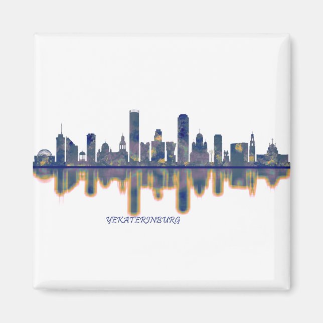 Yekaterinburg Skyline Magnet (Front)