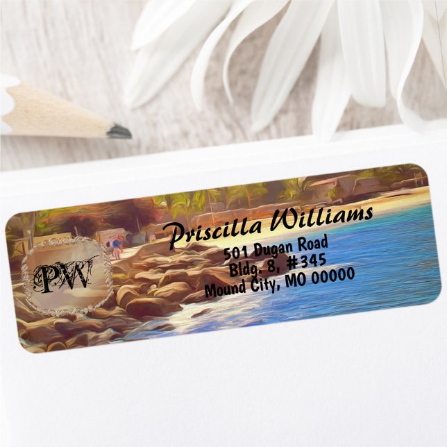 Yelapa Beach 761 Address Return Address Label (Creator Uploaded)