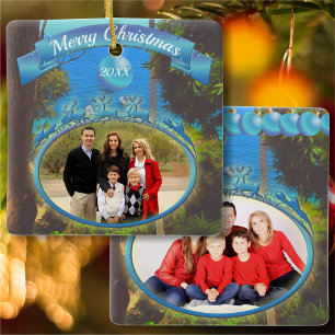 Yelapa Family Christmas 1017 Ceramic Ornament