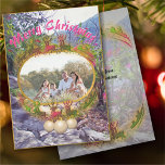 Yelapa Family Christmas 821 Holiday Card<br><div class="desc">Painting "Yelapa Trail 821 Painting" Spread joy, share cheer, merry everything and a happy always! Holiday cards designed to brighten up the entire year and adding your favourite family photo. Personalise on the product page or click the "Customise" button for more design options. The design created from my painting “Yelapa...</div>