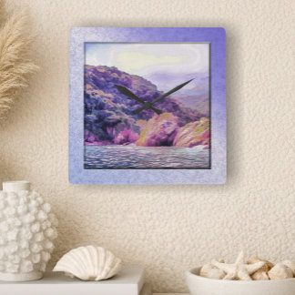 Yelapa Mexico Coastal Fine Art 1620 Square Wall Clock