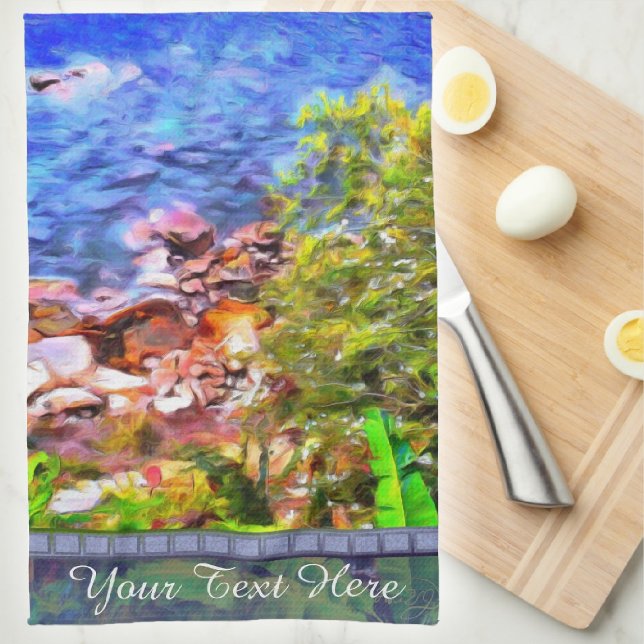 Yelapa Scenic Path View 0819 Tea Towel (Creator Uploaded)