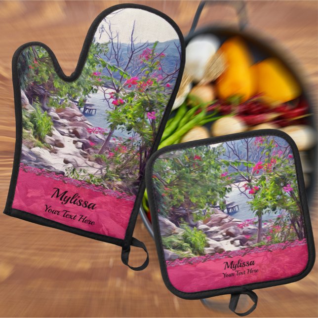 Yelapa Trail 821 Oven Mitt & Pot Holder Set (Creator Uploaded)