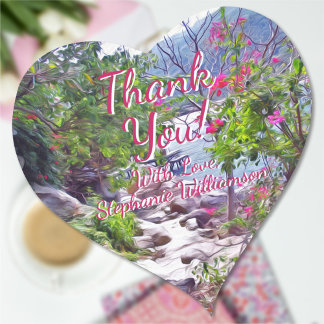 Yelapa Trail 821 Thank You Heart Sticker