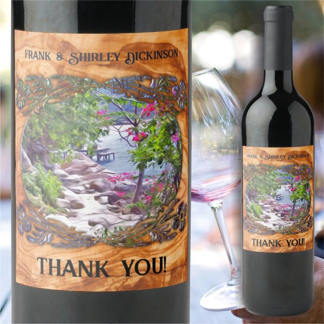 Yelapa Trail Thank You 821 Wine Label (Creator Uploaded)