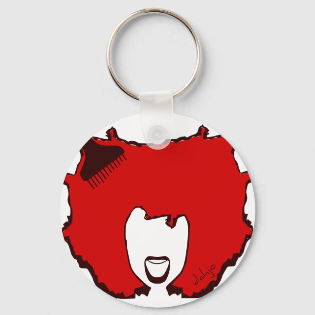 YELL OUT LOUD in RED Key Ring (Front)