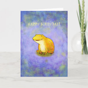 Yellor Frog Card(customisable) Card