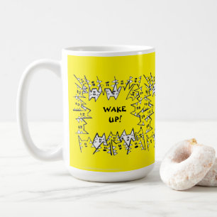 YELLOW 15 CATS MUG