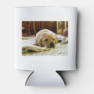 yellow 2 lab puppy can cooler