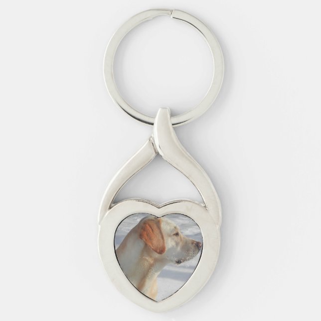 yellow 4 lab key ring (Front)