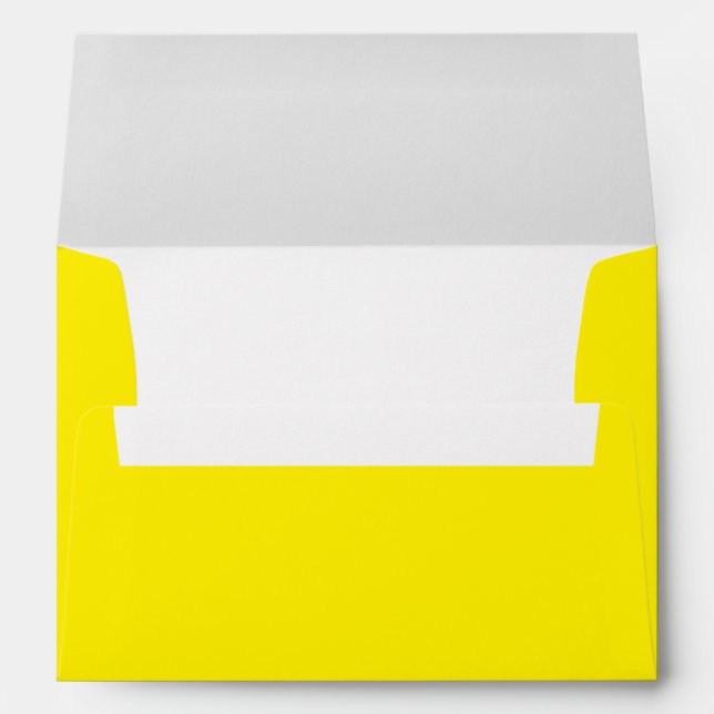 Yellow A7 Envelope (Back (Bottom))