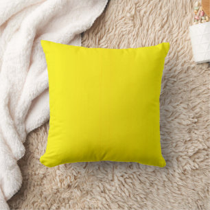 Yellow abstract africa cushion