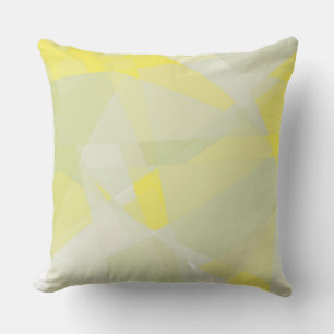 Yellow Abstract Cushion