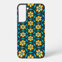 Yellow Abstract Flowers