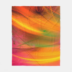 yellow abstract fractal background 3d rendering3d, fleece blanket