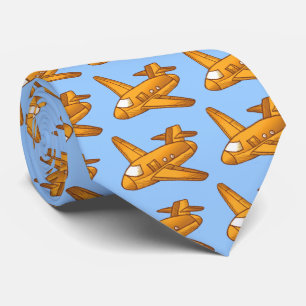 Yellow Aeroplane Tie