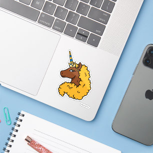 Yellow Afro Unicorn