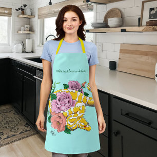 Yellow Albino Ball Python  Apron