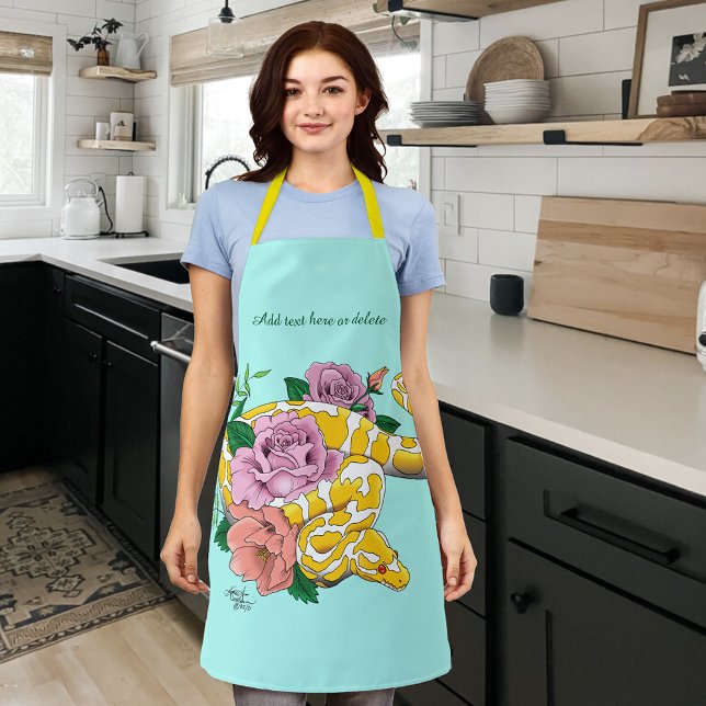 Yellow Albino Ball Python  Apron (Creator Uploaded)