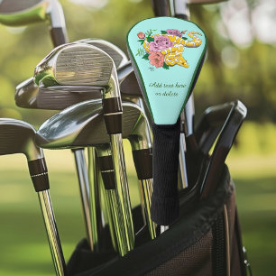 Yellow Albino Ball Python  Golf Head Cover