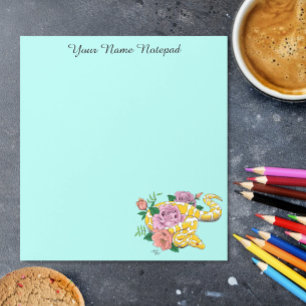 Yellow Albino Ball Python Notepad