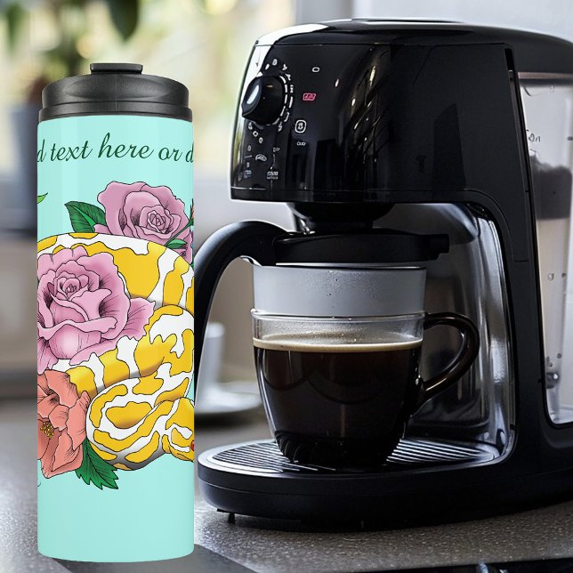 Yellow Albino Ball Python  Thermal Tumbler (Creator Uploaded)