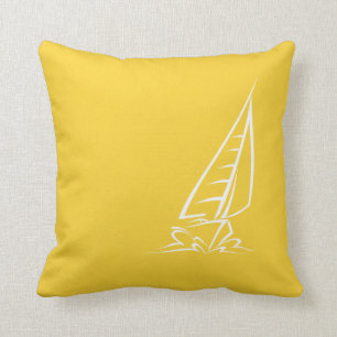 Yellow Amber Sailing Cushion