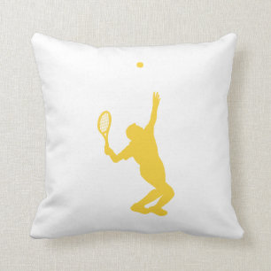 Yellow Amber Tennis Cushion
