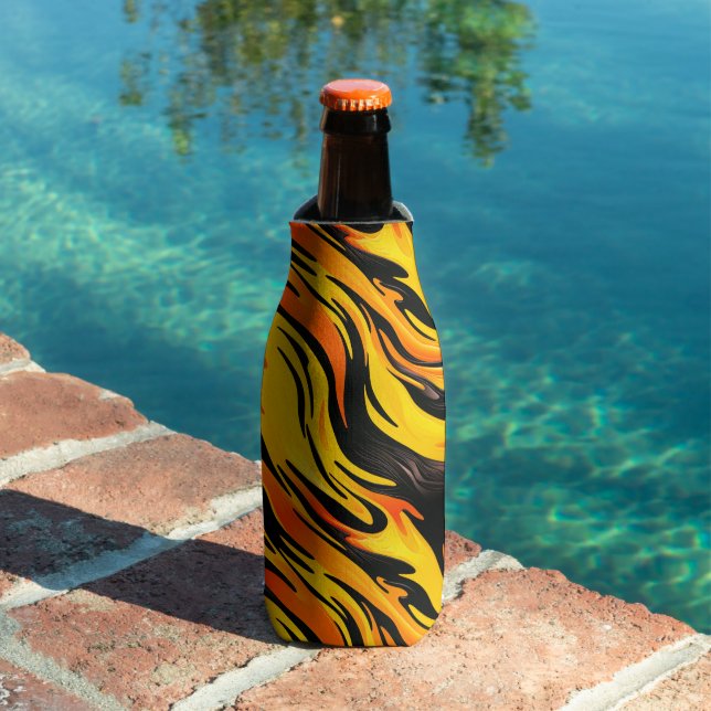 Yellow and Black Bottle Cooler (In Situ Pool)