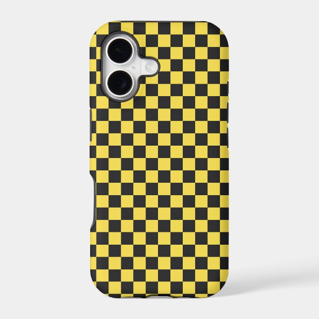 Yellow and black chequerboard pattern (Back)