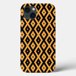 Yellow and black diamond pattern Case-Mate iPhone  13 Case