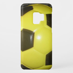 Yellow and black Football. Case-Mate Samsung Galaxy S9 Case