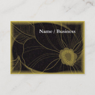 Yellow and black modern card
