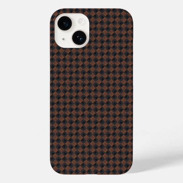 Yellow and black pattern Case-Mate iPhone case (Back)