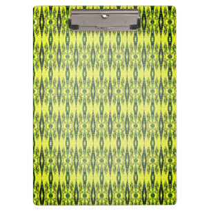 Yellow and black pattern clipboard
