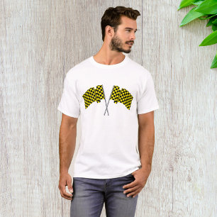 Yellow And Black Racing Flags T-Shirt