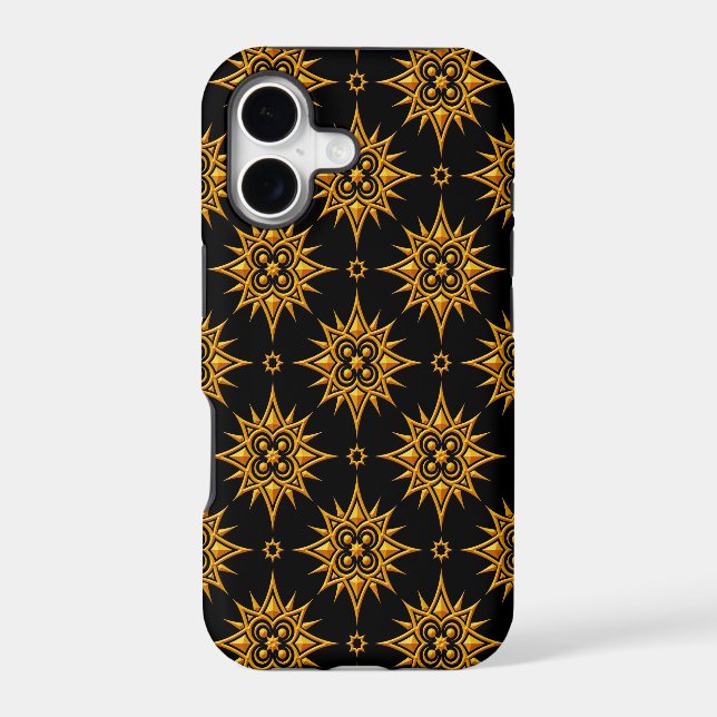Yellow and Black Star Pattern (Back)