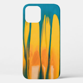 YELLOW AND BLUE APPAREL iPhone 12 CASE