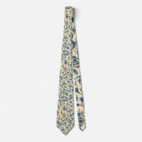 Yellow and Blue Honey Bees, Toile Tie
