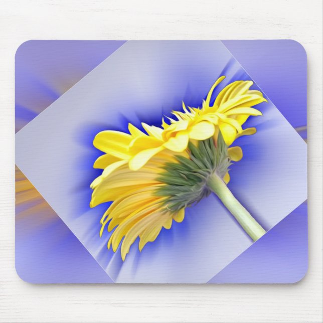 Yellow and blue mouse pad (Front)