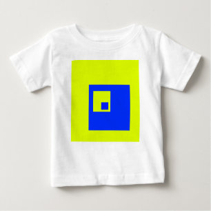 Yellow and blue squares baby T-Shirt