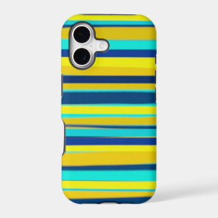 Yellow and blue stripes graphic art